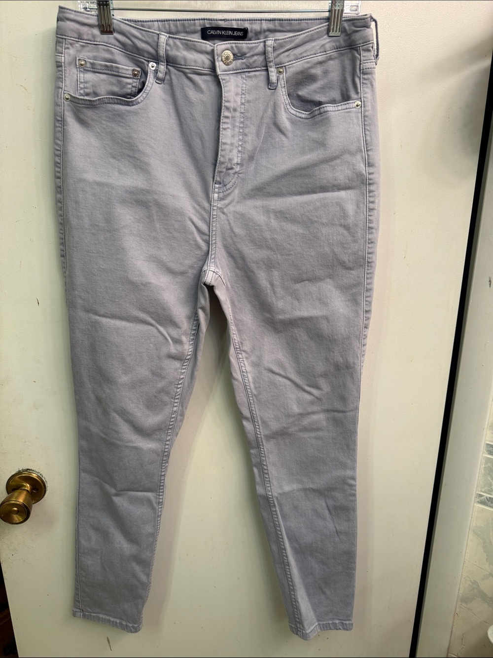 Calvin Klein Women's Light Lavender Skinny Jeans
